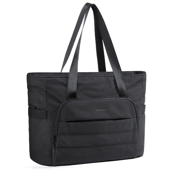 Quilted Tote Bag With Compartments And Yoga Mat Strap, Lhtweht Large :< - Picture 1 of 6